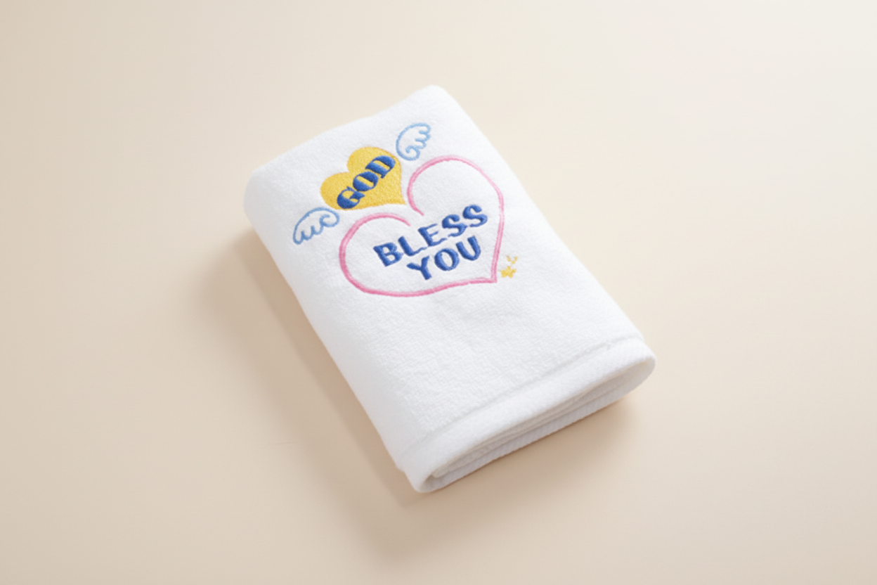 순면 타월(로고 말씀 수놓이 가능)